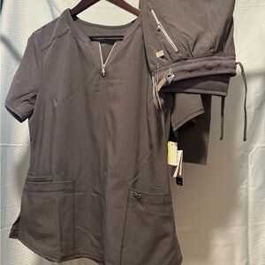 NWT Cherokee Infinity scrubs. Large top large petite pants straight leg.
